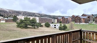 Apartamento para 8 con balcón, cerca de tiendas y pistas, taquilla de esquí