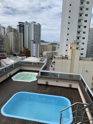 Indoor pool, outdoor pool