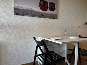 Dining - Cozy studio at the foot of the slopes, splendid view (Samoëns)