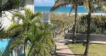 Historic Rocket Views! 2BR Beachfront w/ Private Sand Access"