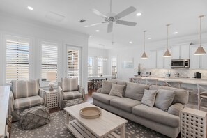 Living area - Two Golf Carts ~ Golf Course ~ Private Patio (Miramar Beach)