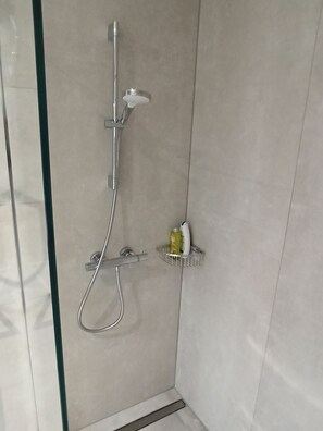 Shower, hair dryer