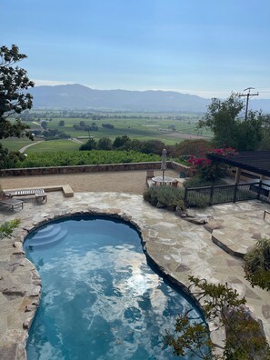 Pool - Escape to Paradise: A Stunning Tuscany-Style Home with Views of Vineyards  (Napa)
