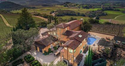 Escape to Paradise: A Stunning Tuscany-Style Home with Views of Vineyards