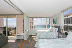 1 室のベッドルーム、WiFi (無料)、ベッドシーツ、車椅子でアクセスできる設備