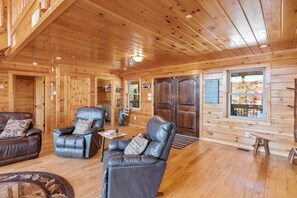 TV, fireplace, DVD player, table football