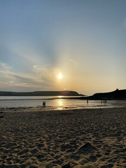 Cabin set in the village of St Clether an area of outstanding natural beauty.