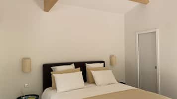 1 bedroom, travel crib, WiFi, bed sheets