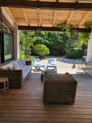 Terrace/patio - Maison de Vigneron (Lédignan)