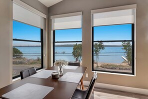 Dining - Beach House on Crystal Lake - Private Beach, Appointed by West Elm (Beulah)