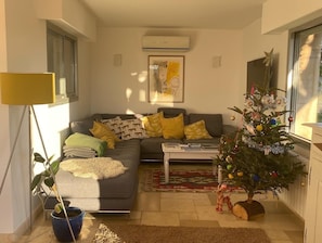 Smart TV, chimenea