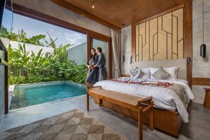 Villa, 1 slaapkamer | Een minibar, een kluis op de kamer, gratis wifi, beddengoed