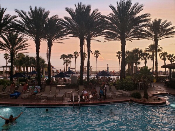 Indoor pool, outdoor pool