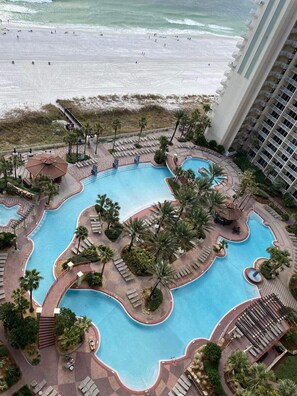 Indoor pool, outdoor pool