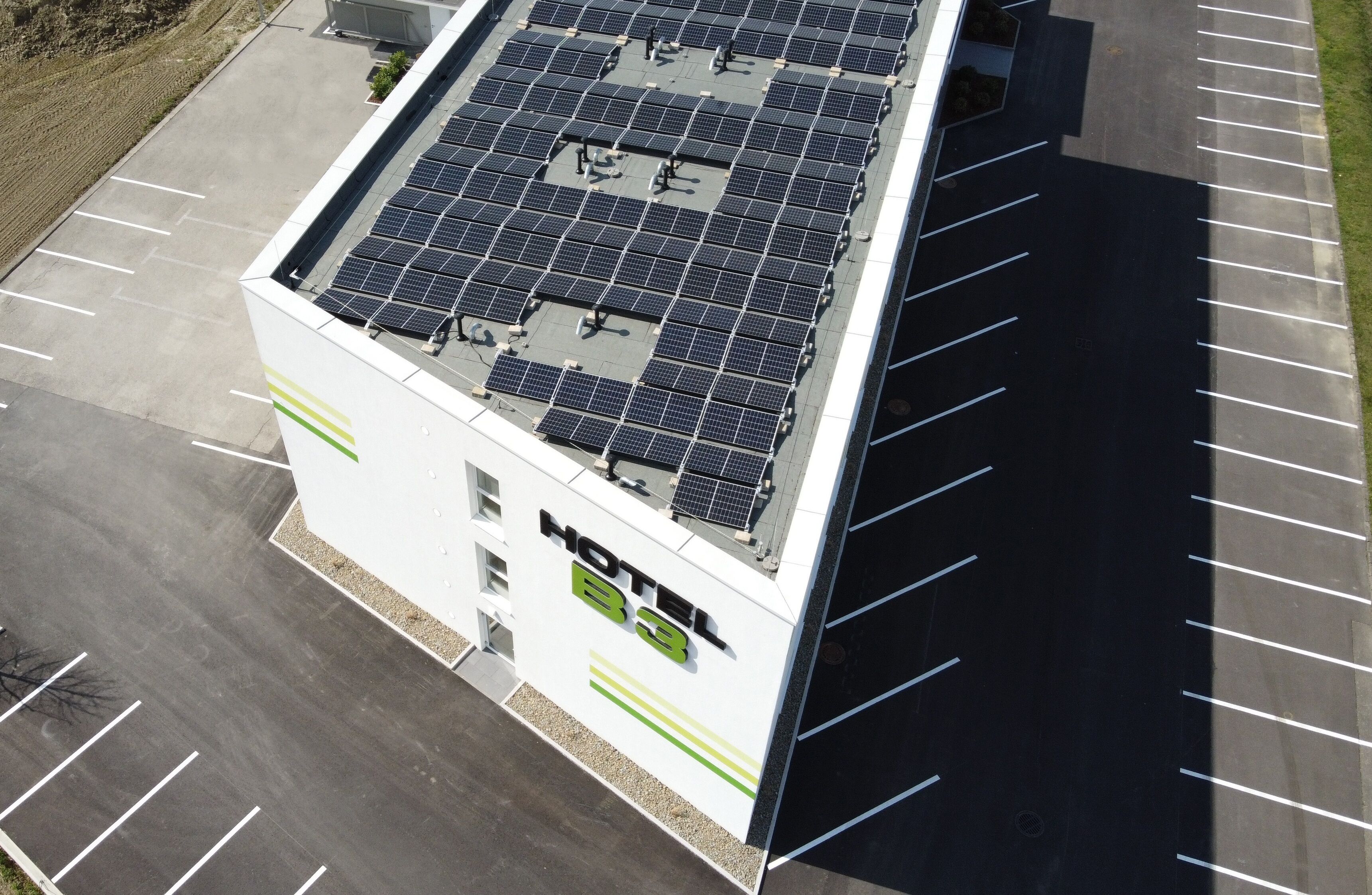 Fassade der Unterkunft