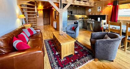 Chalet moderne 3 chambres avec balcon et garage à Samoëns