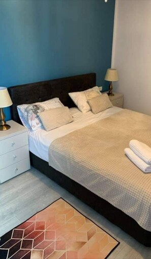 1 bedroom, iron/ironing board, free WiFi, bed sheets - Apartament Sega Residence (Mamaia-Sat)
