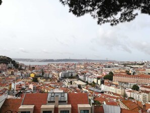 Blick von der Unterkunft