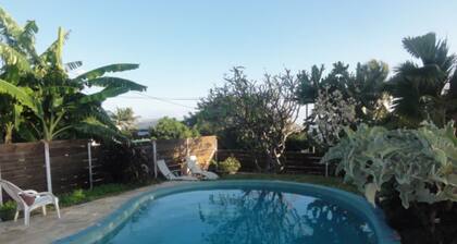 CASEMAMIRI Appart tout confort 4 pers +1 bb, terrasse vue mer, piscine