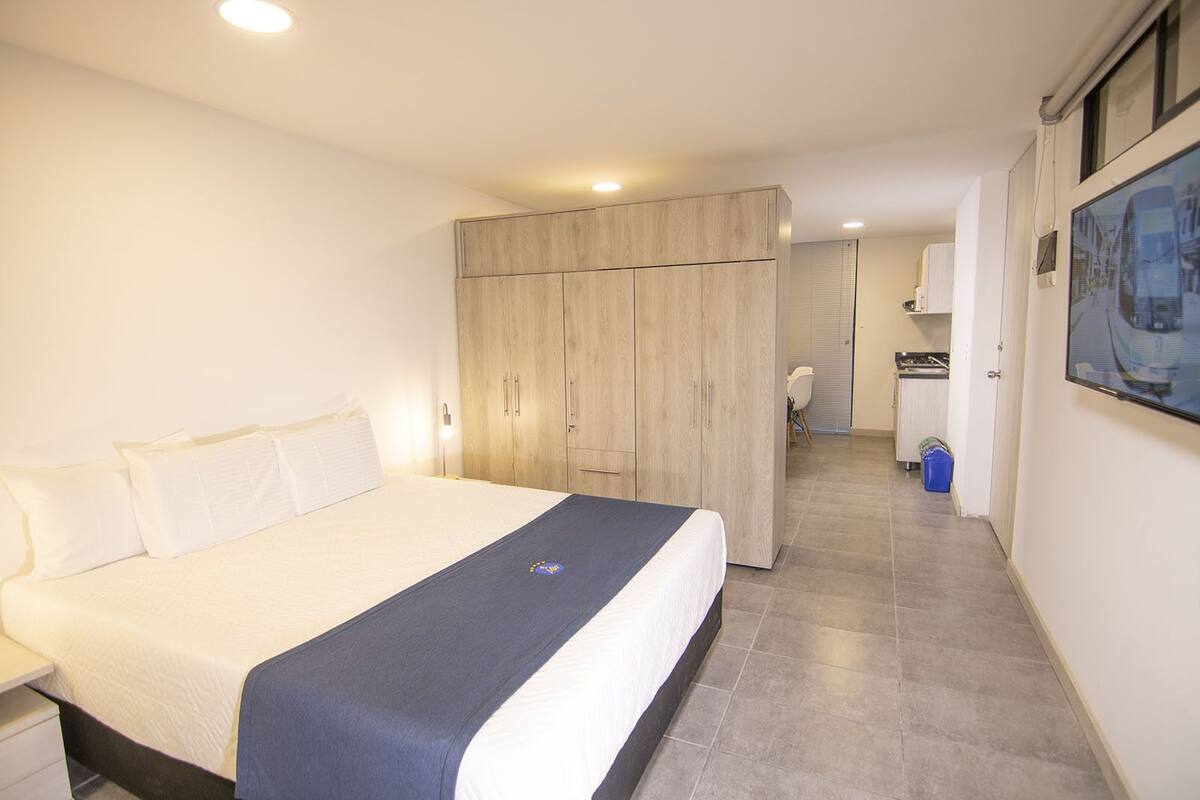 Blackout curtains, iron/ironing board (on request), free WiFi