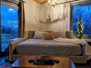 Smart TV, chimenea