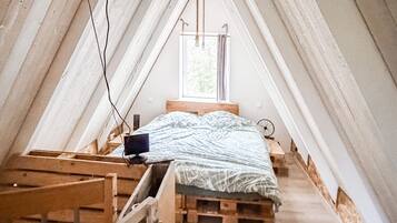 1 slaapkamer, reisbedje, beddengoed