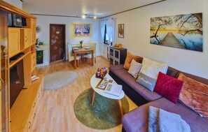 Tv, dvd-spelare och en stereo