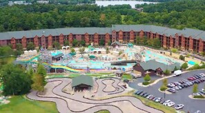 Aerial view - Wisconsin Dells Wilderness Resort with Water park! Available July 29-August 4th. (Wisconsin Dells)