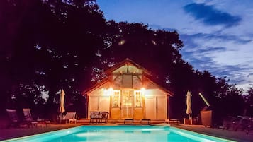 Una piscina climatizada