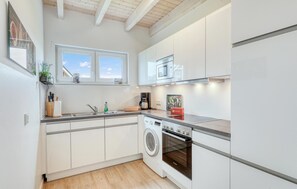 Kühlschrank, Mikrowelle, Herdplatte, Geschirrspüler