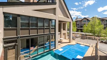 Indoor pool, a heated pool