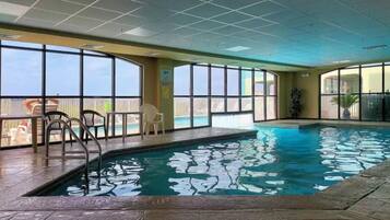 Indoor pool, outdoor pool