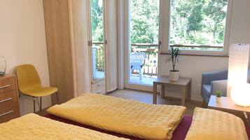 2 habitaciones, tabla de planchar con plancha y wifi