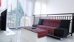 Familienvilla | Wohnbereich | LED-Fernseher, DVD-Player