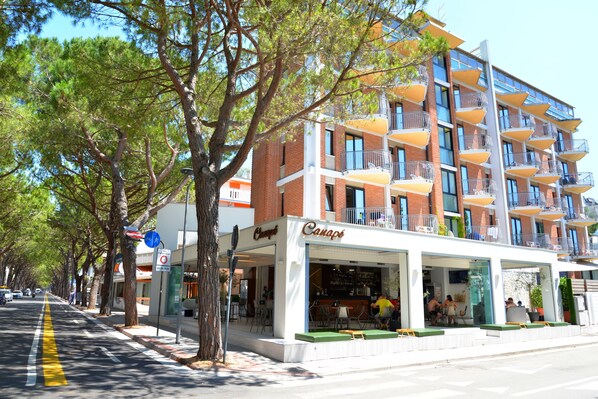 Façade de l’hébergement