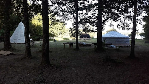 Wigwam les Étoiles Pour Toile de Fond