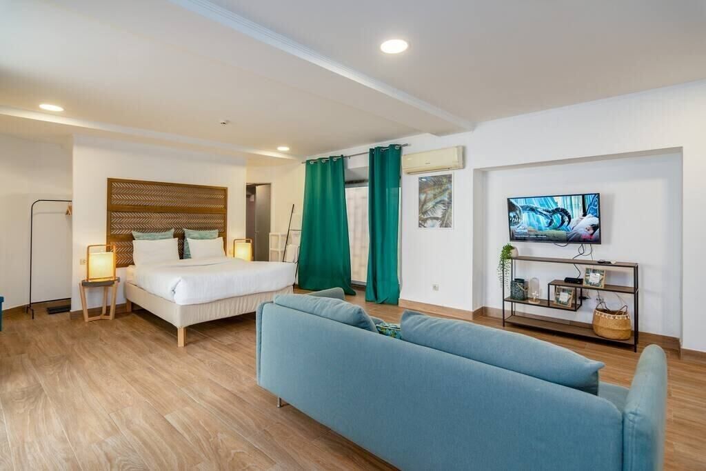 1 sovrum, strykjärn/strykbräda, resesäng och wi-fi