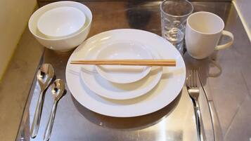 Standard Apartment, Non Smoking | Private kitchenette | Fridge, microwave, stovetop, rice cooker