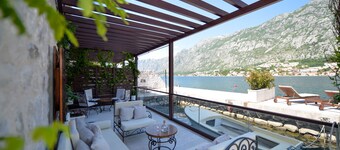 Waterfront Stone Home with Private Terrace & Direct Sea Access