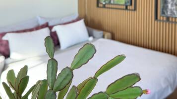 1 soverom, strykejern/-brett, wi-fi (inkludert) og sengetøy