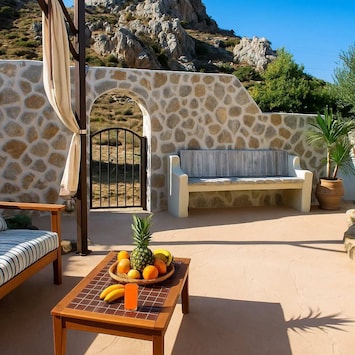 Enjoy sunny moments on the spacious veranda