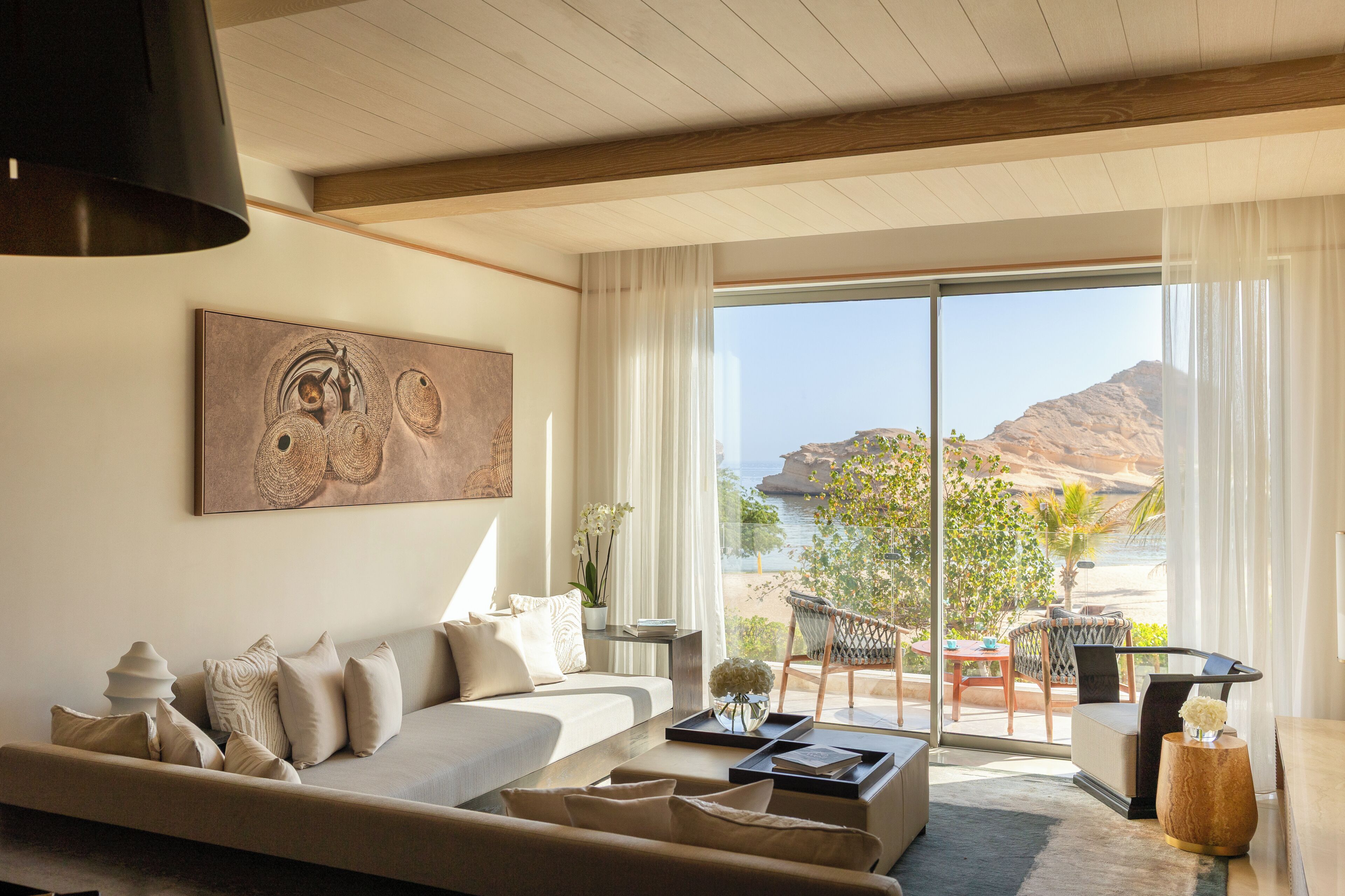 Villa, 4 Schlafzimmer (Ocean, with Garden and Pool) | Wohnbereich