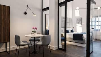 Vanoro Atrium Suite | Ropa de cama de alta calidad, colchones viscoelásticos, caja fuerte