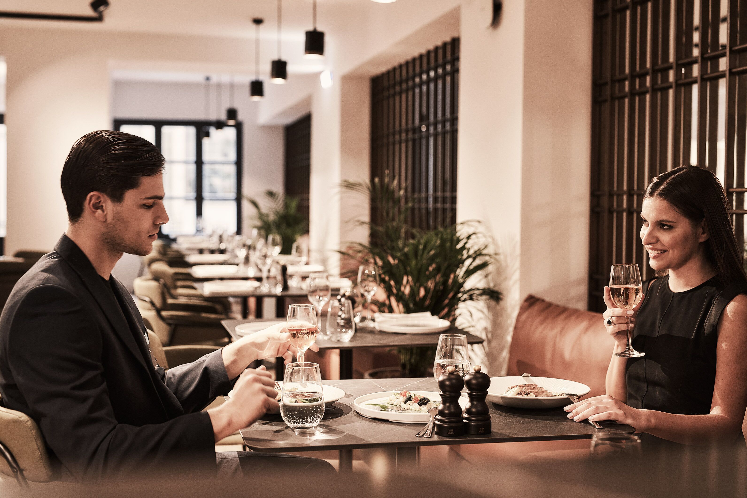 breakfast, lunch, dinner served; mediterranean cuisine, garden views