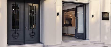 Façade de l’hébergement