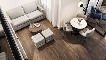 Vanoro Atrium Loft Suite | Premium bedding, memory foam beds, in-room safe, desk