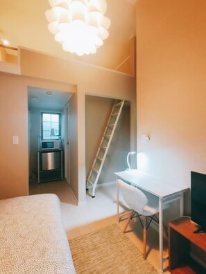 1 bedroom, desk, free WiFi, bed sheets - MEME Inn_Studio A - MeMe Inn_101 / Saitama Saitama (Saitama)