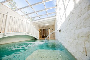 Indoor pool, outdoor pool