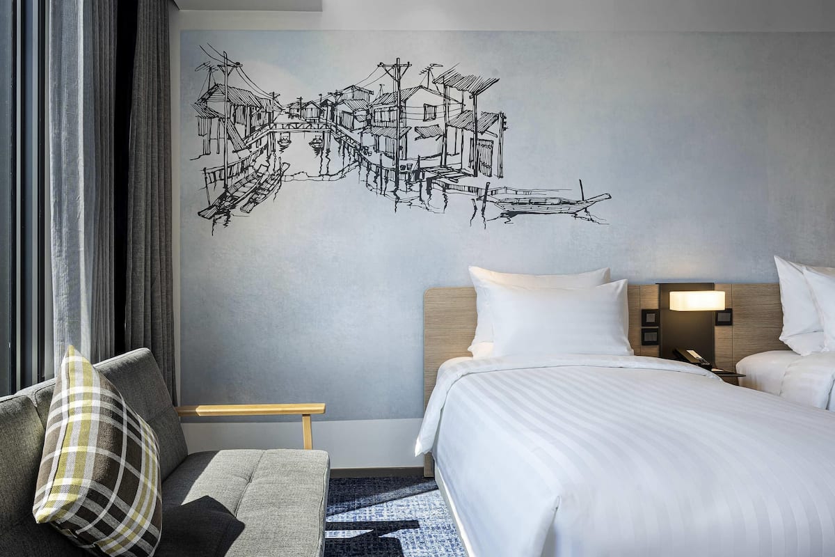 Executive tvÄbÀddsrum - 2 enkelsÀngar | Minibar, skrivbord, arbetsyta för laptop och ljudisolering