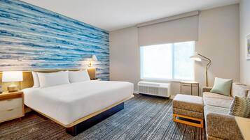 Estudio, 1 cama de matrimonio grande | 1 dormitorio, mobiliario individual, escritorio